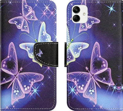 Produktbild von Motorola Moto G54 Hülle - Coverup Klapphülle - Schmetterlinge