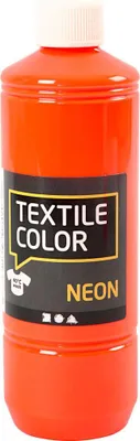 Image de Couleur textile, 500 ml, néonorange