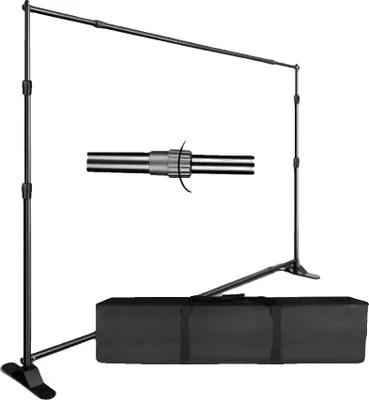 Obrázek produktu pro Rám na pozadí, nastavitelná velikost, přenosný design, 2,5 x 3,0 m