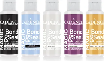 Obrázek produktu pro Sada lepicích laků Cadence Magic Bond & Seal 5 kusů pro decoupage crafting