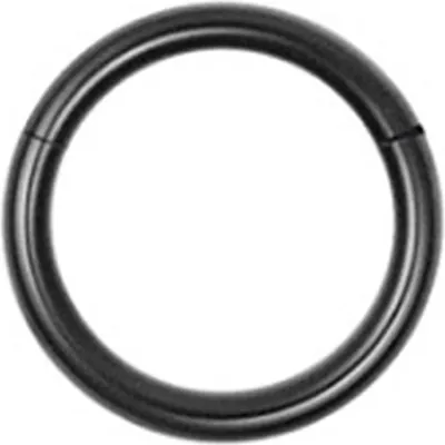 Produktbild von Nasenring, schicker, sicherer, dekorativer Lippenring aus Edelstahl für die Nase-Schwarz,1.2x8mm