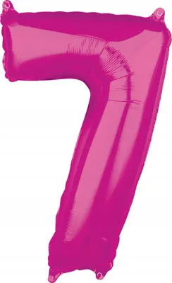 Immagine prodotto di amscan® 3662201 Palloncino in foil XL numero 7 - rosa