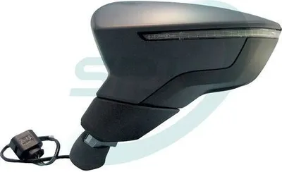 Produktbild von SPJ E-3013 Außenspiegel Seitenspiegel Links für SEAT Leon ST (5F8) Konvex Grundiert Elektrisch