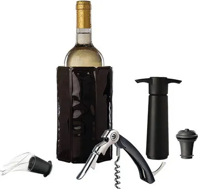 Image de Coffret vin 5 pièces - Vacu Vin - 3890260 - set original