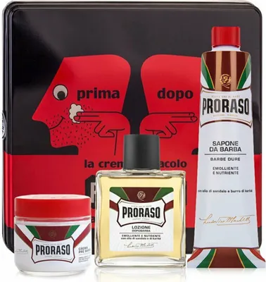 Produktbild von Proraso Vintage Prima Dopo Set 4 Artikel