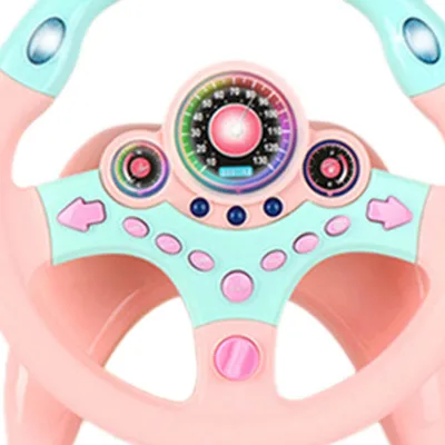 Immagine prodotto di Volante giocattolo per bambini, simulazione, guida, auto, educazione, girevole a 360 gradi, staccabile, per bambini dai 3 anni, tipo 2