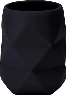 Produktbild von Kleine Wolke Zahnputzbecher Golden Crackle, schwarz