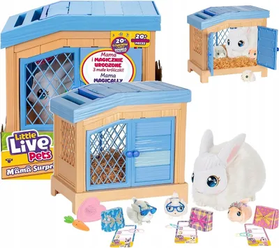 Zdjęcie produktu dla Cobi Little Live Pets Mama Surprise Króliki POLSKA DYSTRYBUCJA Duży królik