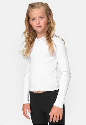 Obrázek produktu pro Dětské tričko s dlouhým rukávem Urban Classics Girls Short Rib Longsleeve 3 Pack white+black+palepink - 158/164