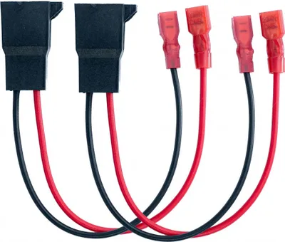Produktbild von 2x Auto KFZ Lautsprecher Kabel Adapter 18cm