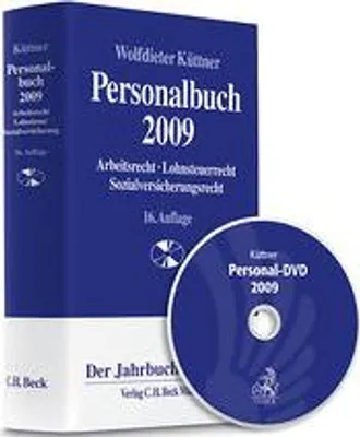 Produktbild von Personalbuch 2009: Arbeitsrecht - Lohnsteuerrecht - Sozialversicherungsrecht