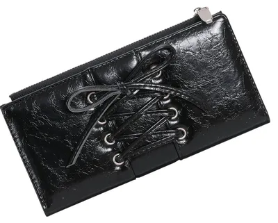 Image de Grand portefeuille en cuir avec protection RFID pour femmes