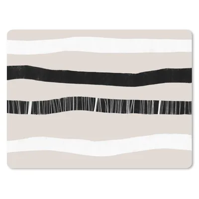 Produktbild von MuchoWow® Mauspad Mousepad Linie - Pastell - Minimalismus - Muster 40x30 cm - Mousepads - Maus Mat - Pad - Mausunterlage - Anti Rutsch