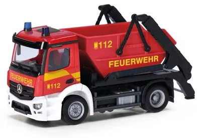 Zdjęcie produktu dla Herpa MB Actros S AK12 – ciężarówka z wywrotką dla straży pożarnej  098250