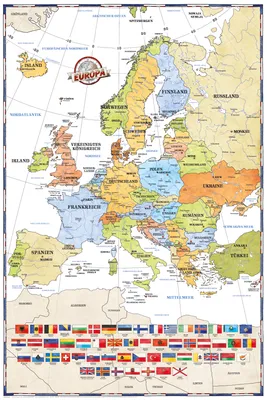 Immagine prodotto di Mappa da grattare Landkarten - Mappa da grattare - Mappa politica dell'Europa + 1 confezione di tesa Powerstrips® - Contenuto 20 pezzi