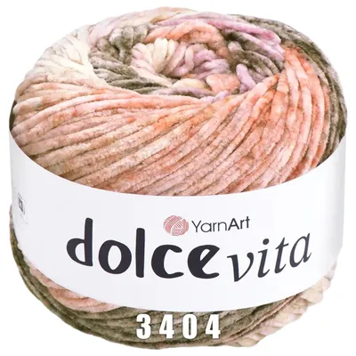 Produktbild von YarnArt Dolce Vita (150g/260m) 3404 braun