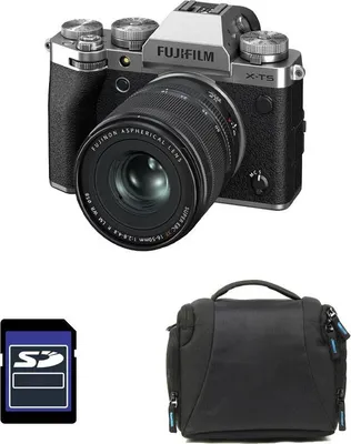 Immagine prodotto di FUJIFILM X-T5 Silver + 16-50mm + Borsa + Scheda SD da 8 GB