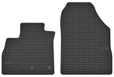 Image de Tapis avant en caoutchouc pour Renault Scenic IV 2015-2022 (monospace) – 2 pièces, noirs, sur mesure