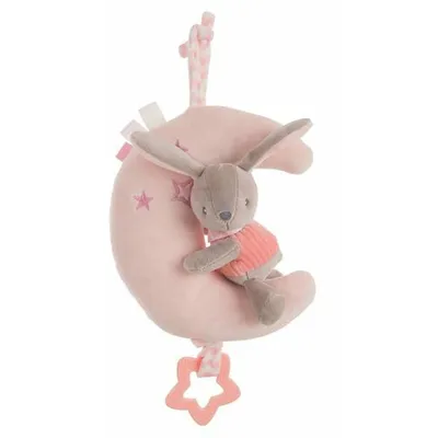 Immagine prodotto di Peluche coniglio luna rosa 25 cm