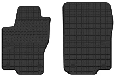 Productafbeelding van Rubberen voormatten voor Mercedes GLE I 2015-2019 (SUV) – 2-delig, zwart, op maat – Wielganizator SolidTread