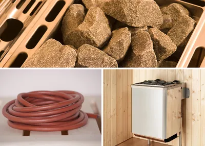 Produktbild von FinnTherm Sauna-Kompaktofen 5,4 kW - Ofenset 10