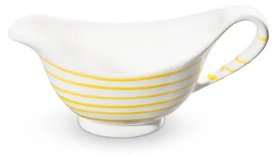 Produktbild von Gmundner Keramik Gelbgeflammt,  Sauciere (0,2L)