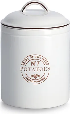 Produktbild von zeller Vorratsdose POTATOES DH 17.50x24.50 cm weiß