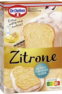 Immagine prodotto di Dr.Oetker 5206244009 Dr.Oetker Zitrone Backmischung 525,0 g