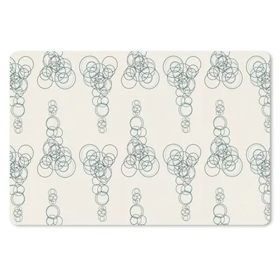Produktbild von MuchoWow® Schreibtischunterlage Kreis - Muster - Abstrakt 60x40 cm - XXL Mauspad - Großes Mauspad