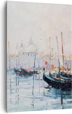 Produktbild von Bild auf Leinwand - Leinwandbild - Einteilig - Venedig Basilika - 80x120cm - Wand Bild - Wanddeko - Wandbilder - Leinwanddruck - Wanddekoration - Leinwand bilder - Wandbild - PA80x120-3662