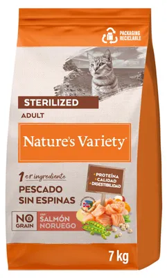 Productafbeelding van Nature's V Selec Kattervoer Voor Volwassen Katen, Sterilised, 7Kg (Ndr)