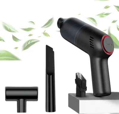 Produktbild von Happyment Handstaubsauger – Kabellos – Drahtlos – Auto und Wohnwagen –   – Schwarz