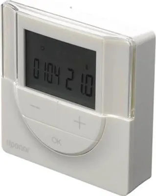 Obrázok produktu pre UPONOR Smatrix Base – izbový snímač, programovateľný + vlhkosť, T-148, zbernicový, P+RH, RAL9016, 1 ks.