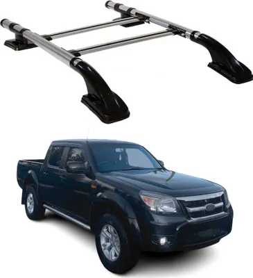Image de KIT Barres de toit trans+long pour Ford Ranger II (Typ PJ/PK) 2007-2012 Alu Gris