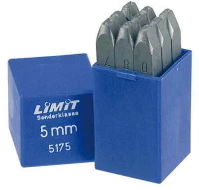 Produktbild von Nummerierwerk-Set von 0 bis 9, Ziffernhöhe 6 mm
