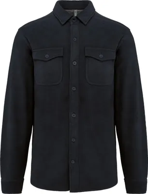 Produktbild von Kariban Fleece-Hemdjacke mit Sherpa-Futter