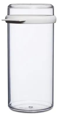 Aufbewahrungsbox luftdicht 1900 ml transparent weiß BPA-frei