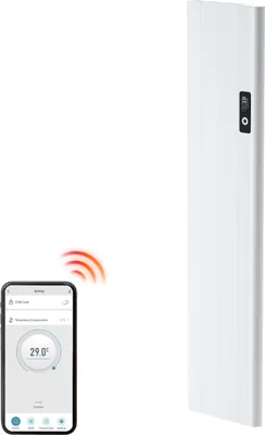Produktbild von EMKE® Elektrický ohřívač energeticky úsporný 1000W bílý elektrický konvektor 1600x362x60mm s časovačem, WIFI a hlasovým ovládáním, nástěnný elektrický radiátor