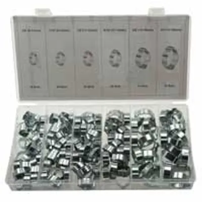 Produktbild von 125 x Universal 2 Ohr Schlauchschellen / Leitungsschelle Schlauchklemmen 8-20 mm