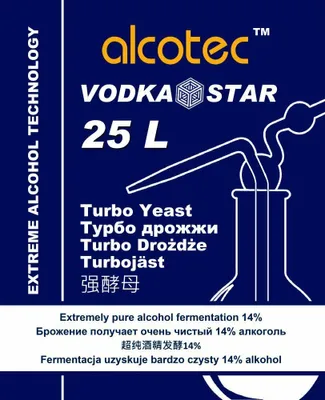 Produktbild von Alcotec VODKA STAR Turbohefe Gärhefe Hefe