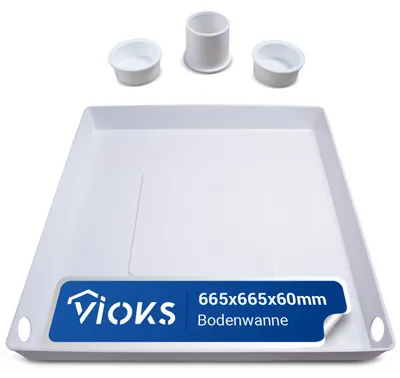 Produktbild von Bodenwanne Wanne Auffangbehälter 665 x 665 mm für Waschmaschine Spülmaschine