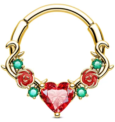 Produktbild von CZ Septum Ring und Helix Ohrschmuck für Frauen und Männer
