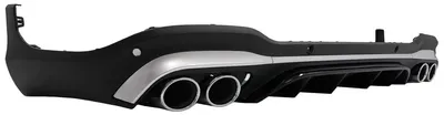 Obrázek produktu pro Difuzor, tlumič hluku, stříbrná barva, pro Mercedes GLC SUV X253, model po faceliftu (rok výroby 2020 a novější), design GLC43.