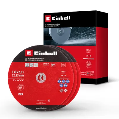 Produktbild von Einhell 3-tlg. Dünntrennscheiben für Metall, Ø 230 x 2 mm