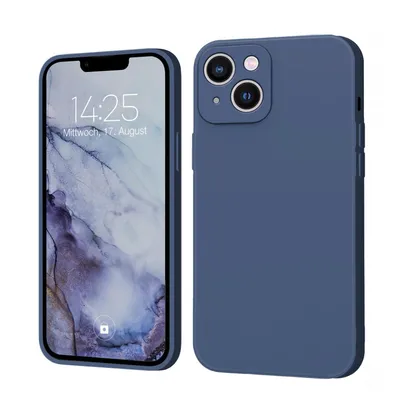Produktbild von Hülle für Apple iPhone 14 Case Cover Bumper Smartphone Softgrip Schutzhülle Farbe: Lavendelblau