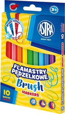 Obrázok produktu pre Štetcové popisovače 10 ks Astra