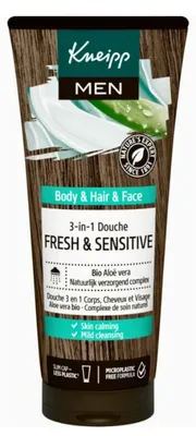 Image de Gel douche Kneipp 200 ml 3-en-1 Fresh & Sensitive