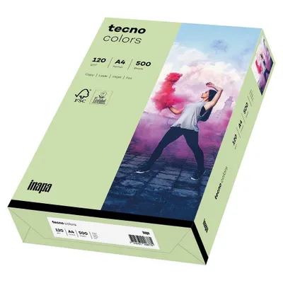 Image de tecno Papier à copier colors vert moyen DIN A4 120 g/qm 250 feuilles