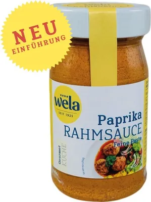 Produktbild von WELA Paprika-Rahmsauce Feine Paste Gourmet