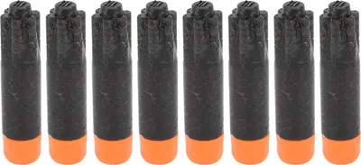 Immagine prodotto di 8 freccette morbide, in schiuma EVA, sicure, per il gioco dei bambini, nere, regalo e giocattolo